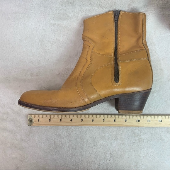 Vtg Levis Leather Western Boots size 7.5 - Picture 13 of 16